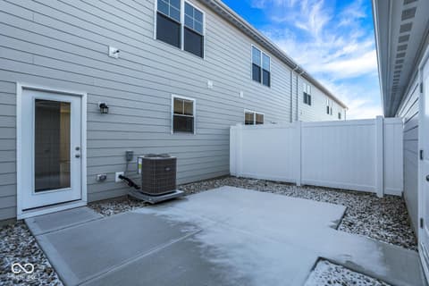 Outdoor living area at 2644 Marjorie Lane, Plainfield, IN