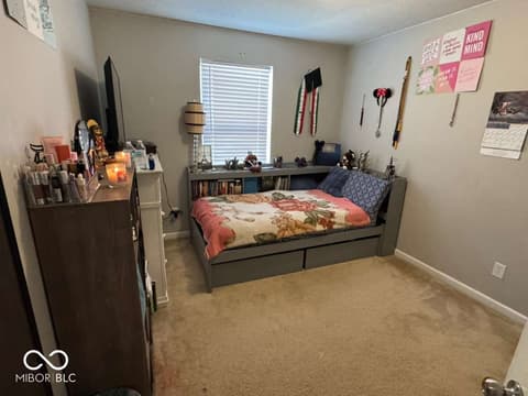 Bedroom at 5833 High Grass Lane, Indianapolis, IN
