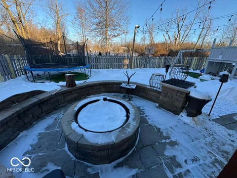 Outdoor living area at 5833 High Grass Lane, Indianapolis, IN
