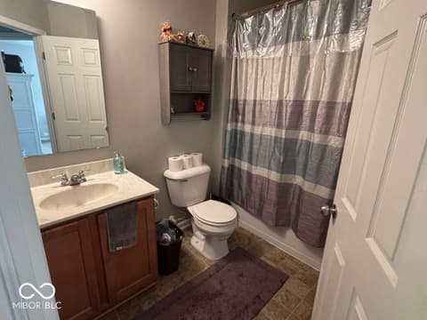 Bathroom at 5833 High Grass Lane, Indianapolis, IN