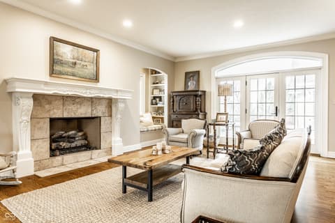 Living room at 5158 N 1000 W, Thorntown, IN
