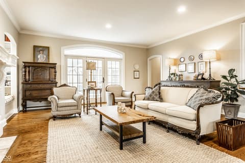 Living room at 5158 N 1000 W, Thorntown, IN