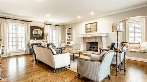 Living room at 5158 N 1000 W, Thorntown, IN