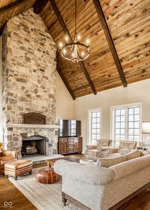 Living room at 5158 N 1000 W, Thorntown, IN