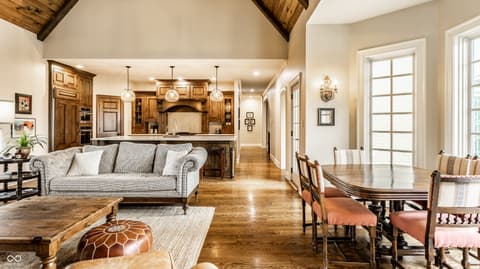 Living room at 5158 N 1000 W, Thorntown, IN