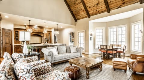 Living room at 5158 N 1000 W, Thorntown, IN