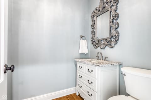 Bathroom at 5158 N 1000 W, Thorntown, IN