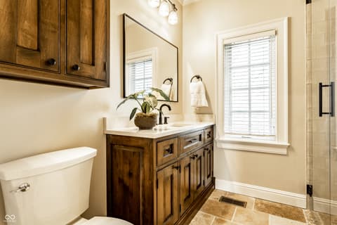 Bathroom at 5158 N 1000 W, Thorntown, IN