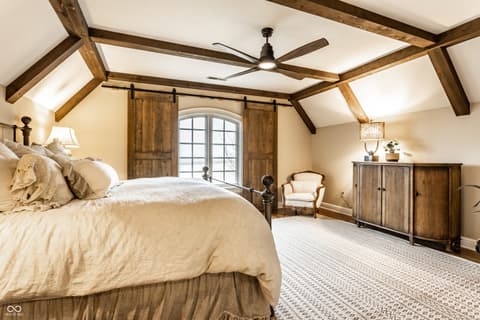 Primary bedroom at 5158 N 1000 W, Thorntown, IN