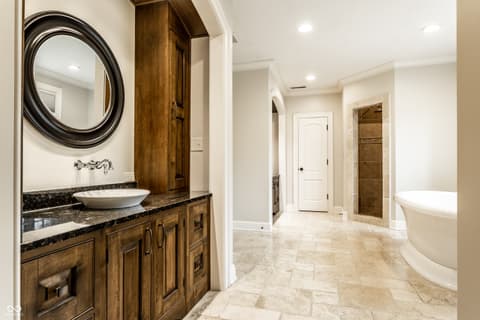 Primary bathroom at 5158 N 1000 W, Thorntown, IN