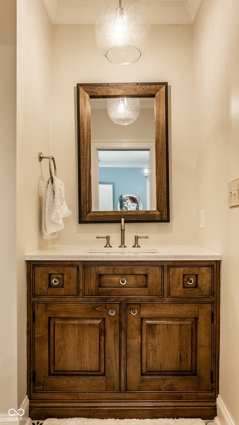 Bathroom at 5158 N 1000 W, Thorntown, IN