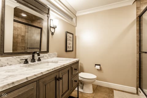 Bathroom at 5158 N 1000 W, Thorntown, IN