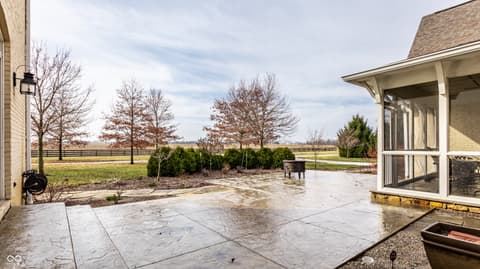 Outdoor living area at 5158 N 1000 W, Thorntown, IN