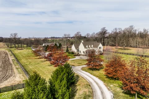 Aerial view at 5158 N 1000 W, Thorntown, IN