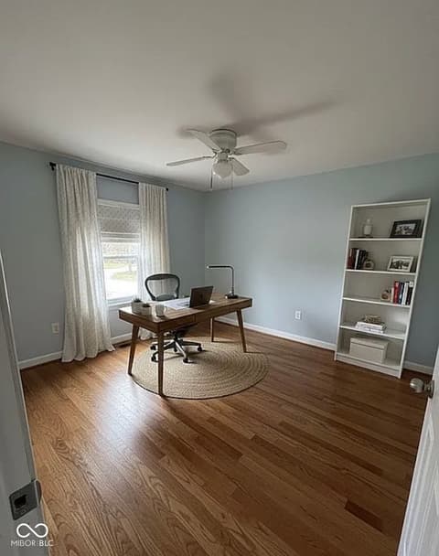 Home office at 52 Fountain Lake Drive, Greenfield, IN