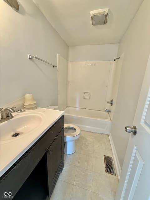 Bathroom at 52 Fountain Lake Drive, Greenfield, IN