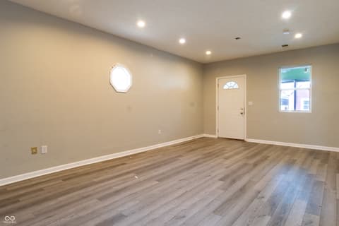 Living room at 1301 W Roache Street, Indianapolis, IN
