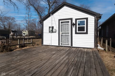 Yard at 1301 W Roache Street, Indianapolis, IN