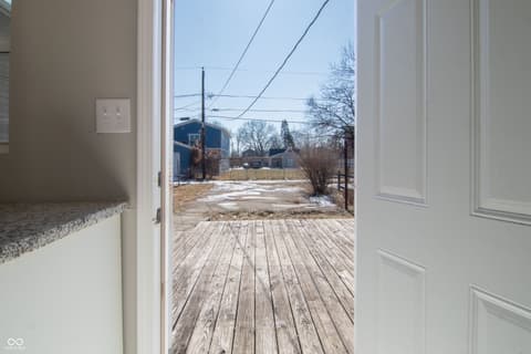 Yard at 1301 W Roache Street, Indianapolis, IN