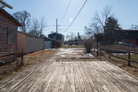 Yard at 1301 W Roache Street, Indianapolis, IN