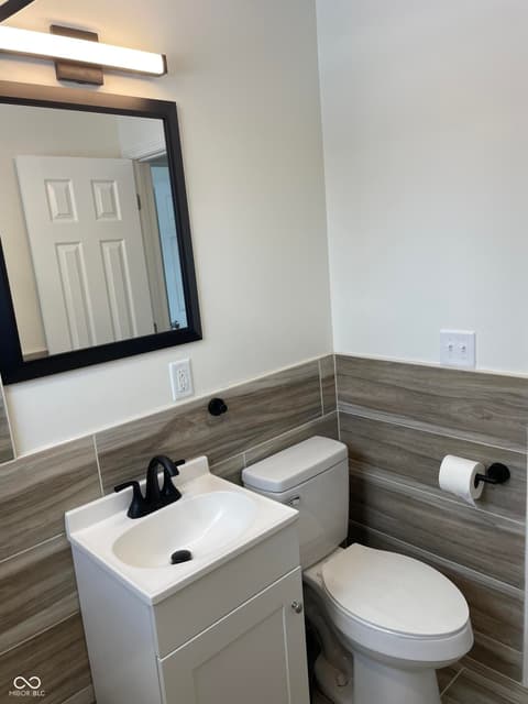 Bathroom at 15 Volz Drive, Hanover, IN