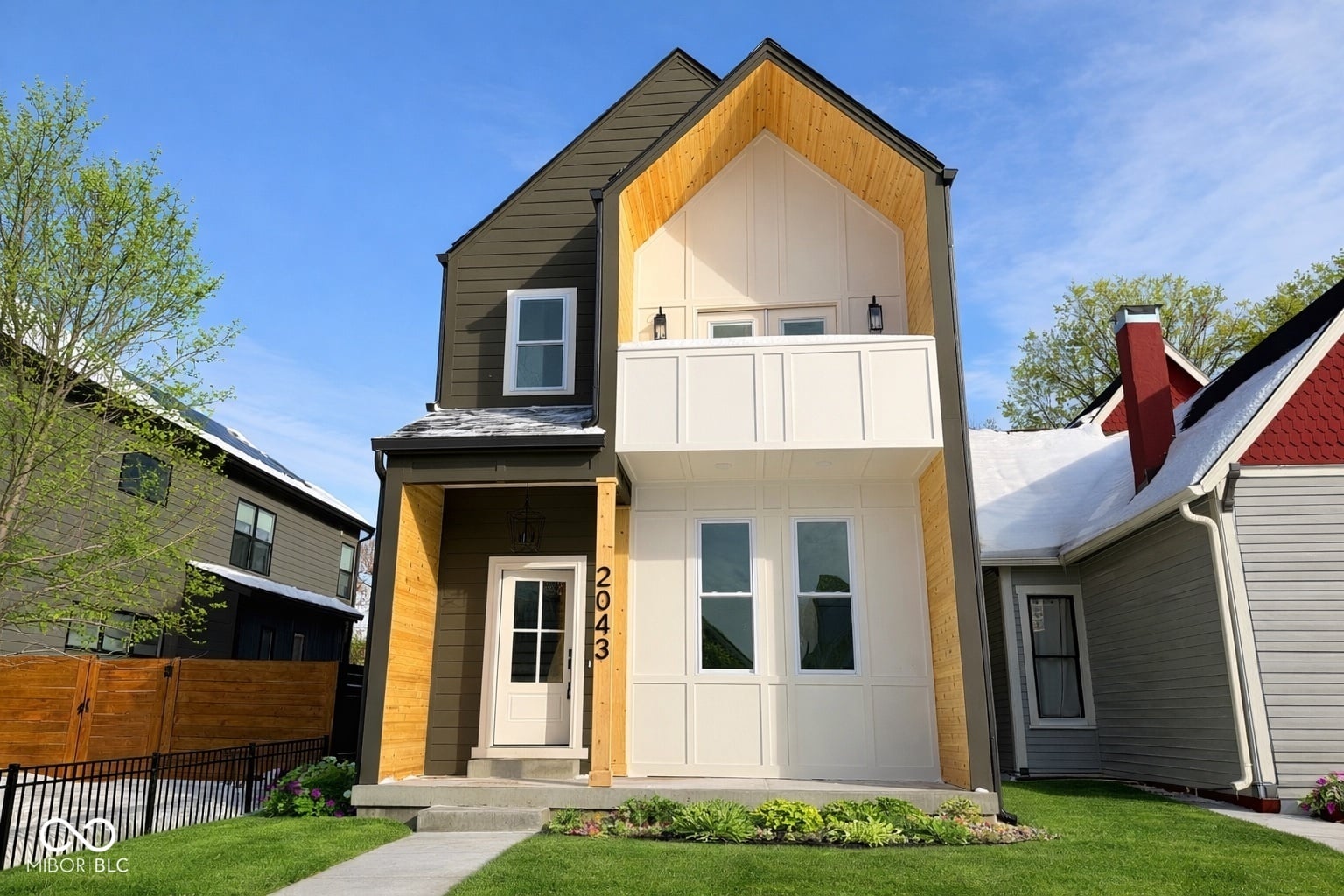 Front exterior at 2043 Bellefontaine Street, Indianapolis, IN