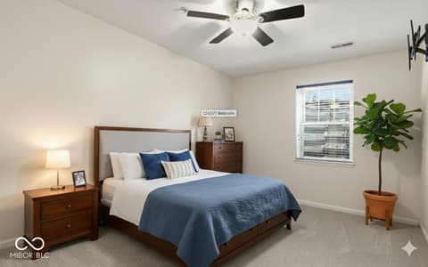 Bedroom at 2230 N Pennsylvania Street, Indianapolis, IN