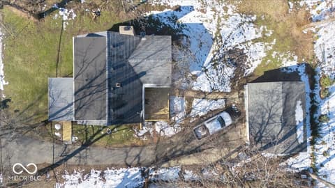 Aerial view at 1630 E Elbert Street, Indianapolis, IN