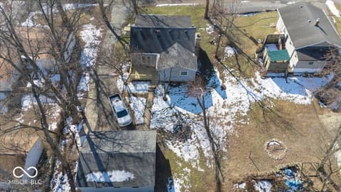 Aerial view at 1630 E Elbert Street, Indianapolis, IN