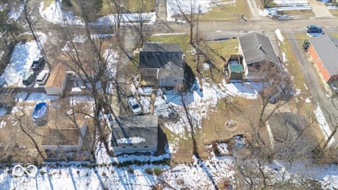 Aerial view at 1630 E Elbert Street, Indianapolis, IN