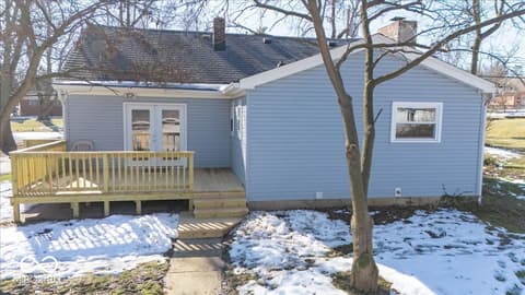 Backyard at 1630 E Elbert Street, Indianapolis, IN