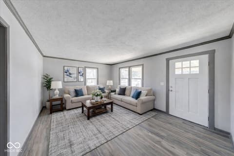 Living room at 1630 E Elbert Street, Indianapolis, IN
