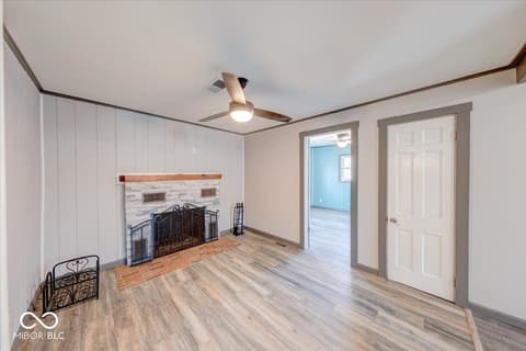 Living room at 1630 E Elbert Street, Indianapolis, IN