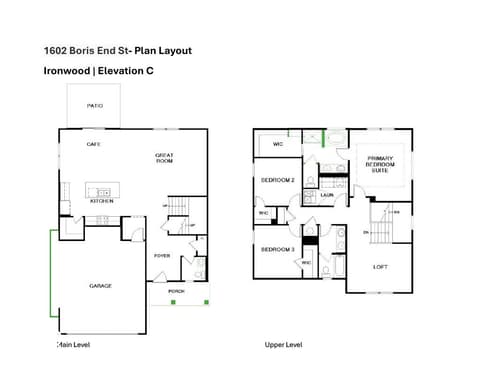 Floor Plan — 1602 Boris End Street, Danville, IN