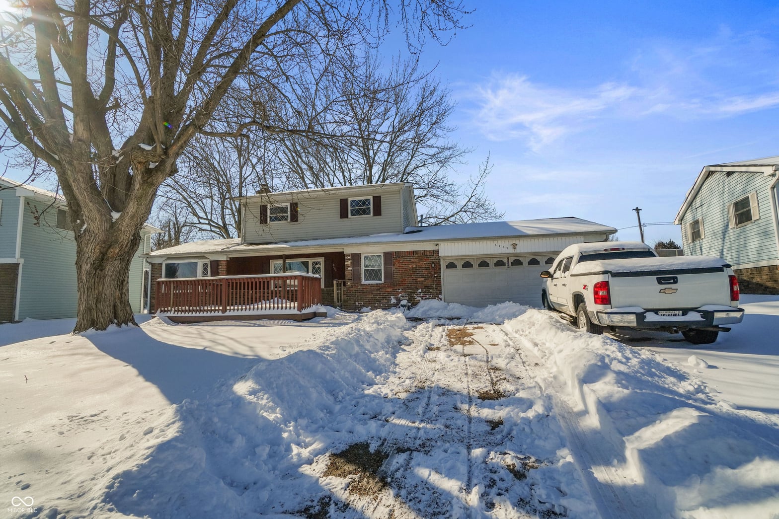 Front exterior at 5429 Gambel Road, Indianapolis, IN