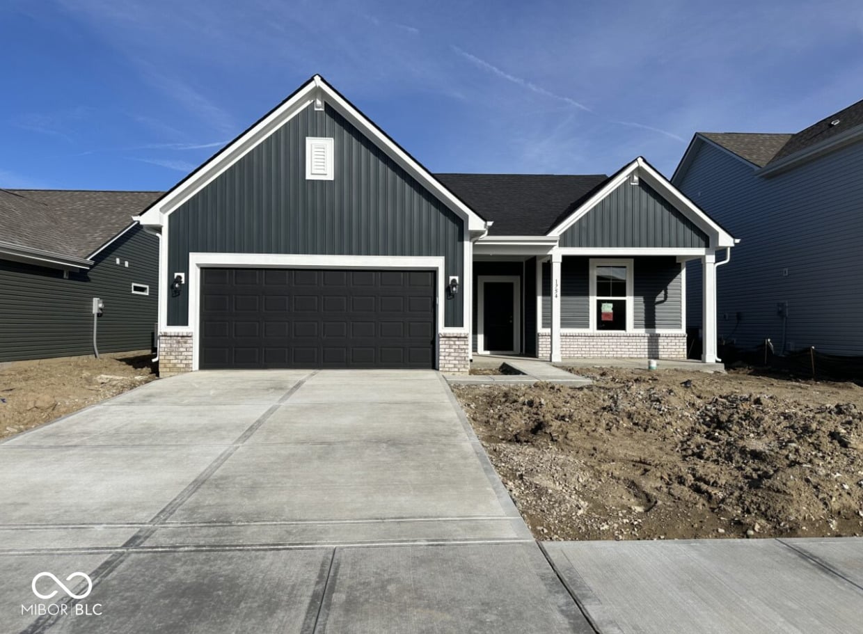 Front exterior at 1754 Creek Bed Lane, Pendleton, IN