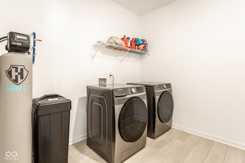 Laundry room at 1339 LITTLE RODEO Place, Greenwood, IN