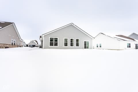 Backyard at 1339 LITTLE RODEO Place, Greenwood, IN