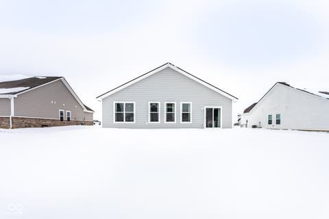 Backyard at 1339 LITTLE RODEO Place, Greenwood, IN
