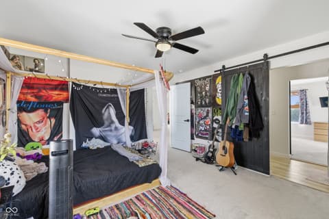 Bedroom at 6564 N Michigan Road, Fairland, IN