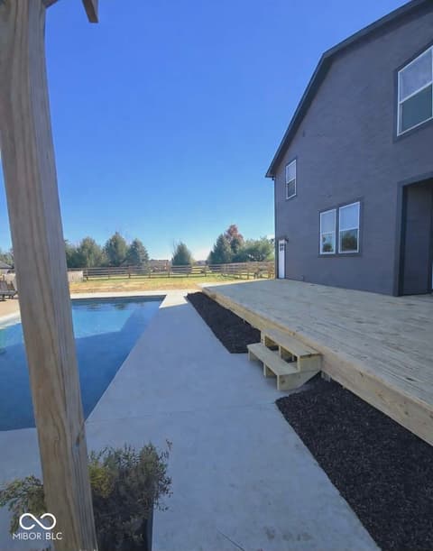 Yard at 6564 N Michigan Road, Fairland, IN