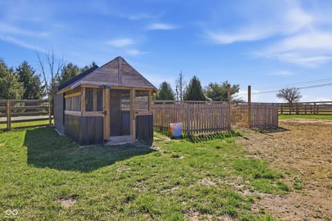 Yard at 6564 N Michigan Road, Fairland, IN