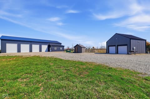 Garage at 6564 N Michigan Road, Fairland, IN