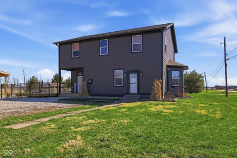 Front exterior at 6564 N Michigan Road, Fairland, IN