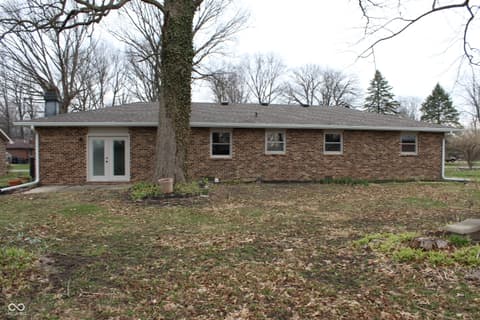 Backyard at 5405 Emerson Way, Anderson, IN