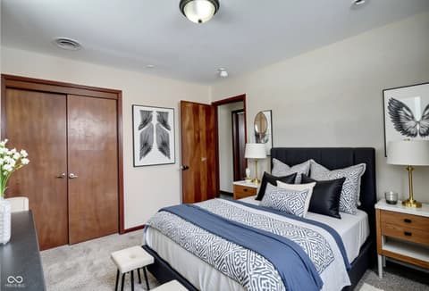 Bedroom at 5405 Emerson Way, Anderson, IN