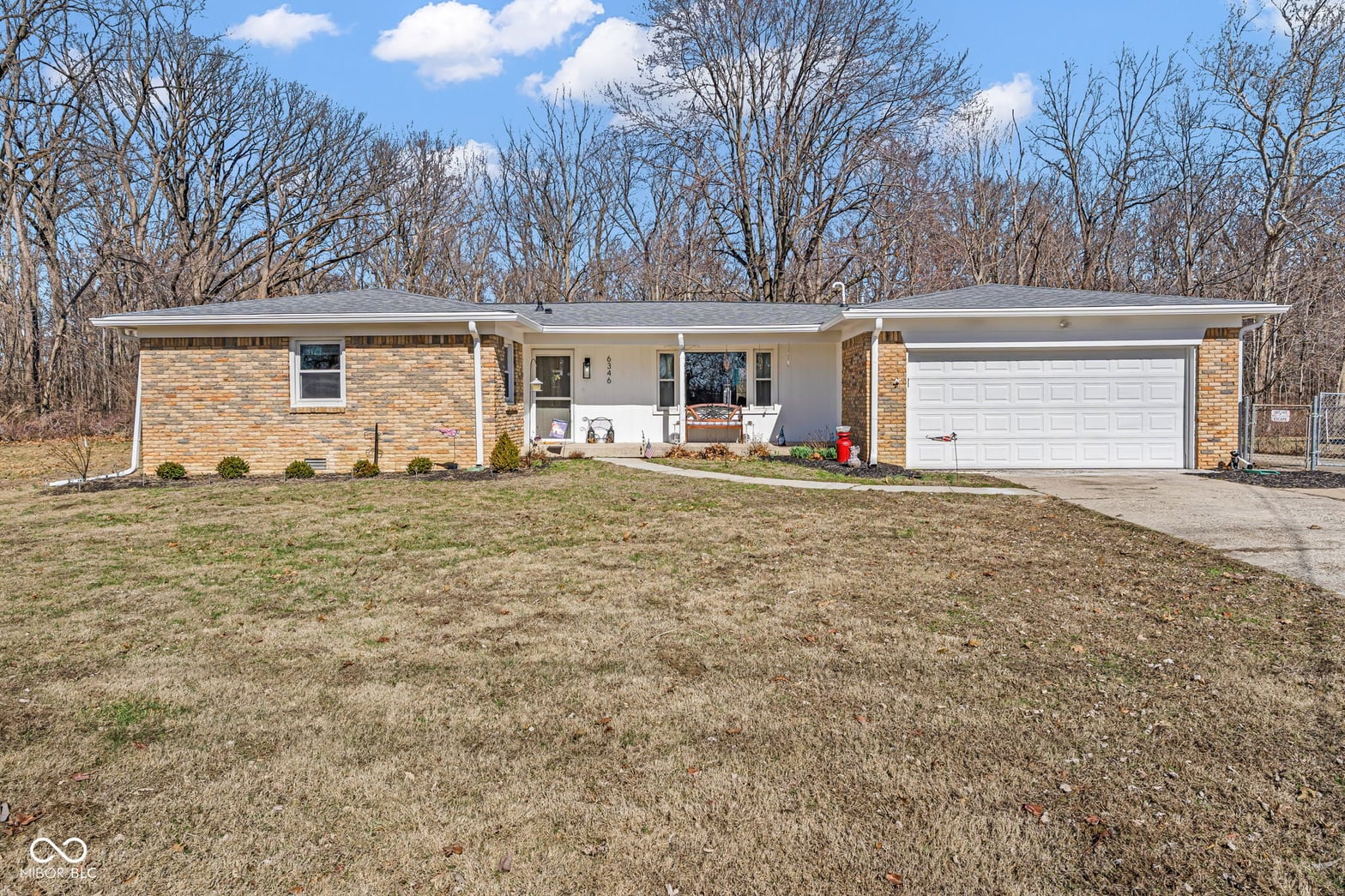 Front exterior at 6346 W 62nd Street, Indianapolis, IN