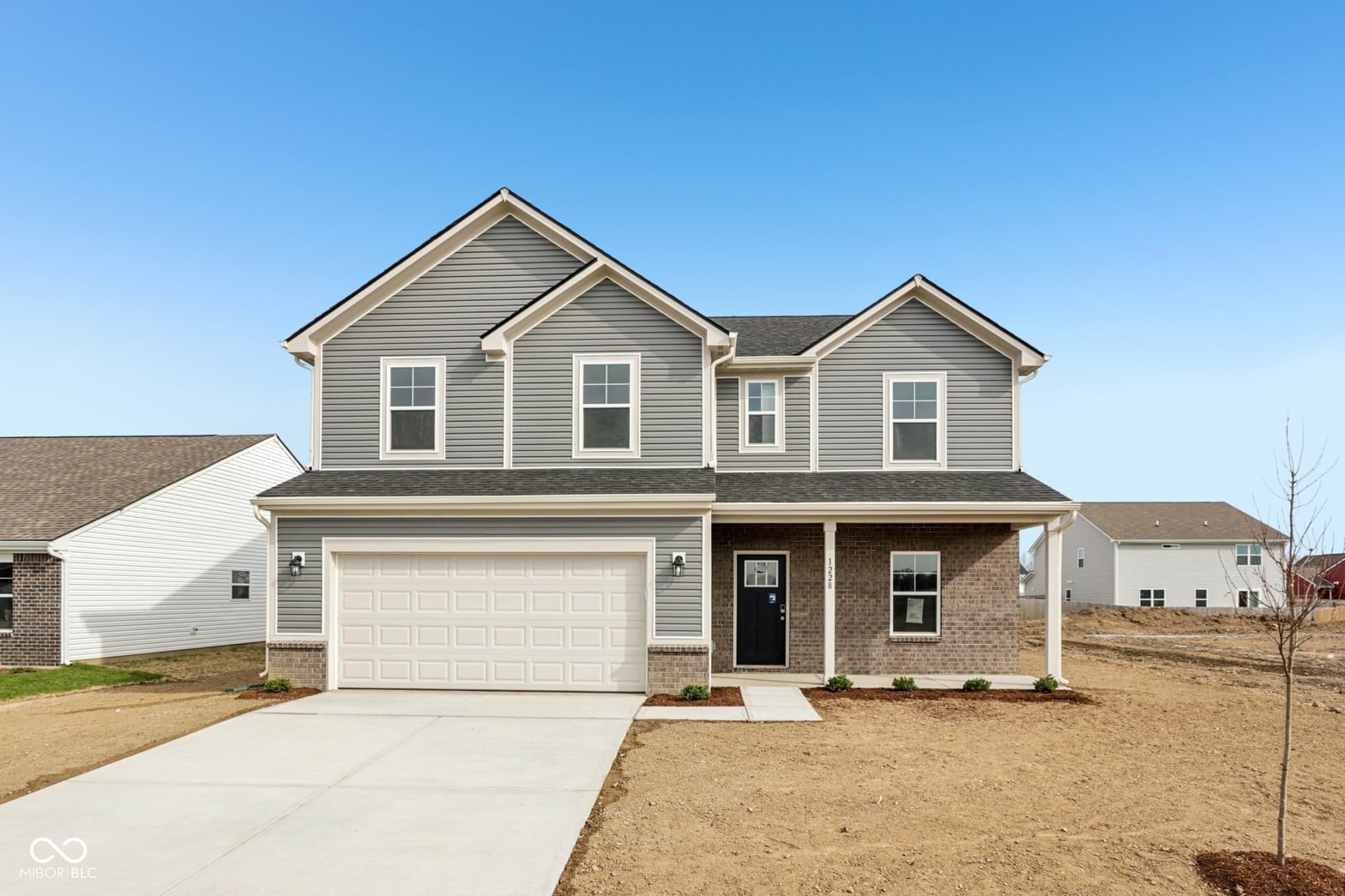 Front exterior at 1228 Pegasus Drive, Franklin, IN