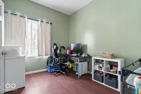 Home office at 1621 Ingram Street, Indianapolis, IN