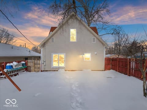 Backyard at 1621 Ingram Street, Indianapolis, IN